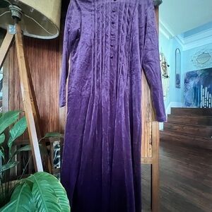 Elegant Purple Velvet Dress (2/$20)